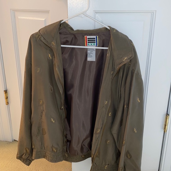 Selling EVR DIV ROUSSO APPAREL GROUP green bomber jacket! - Picture 1 of 5